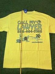 Chinatown Market Call My Lawyer T-shirt Men’s Size XL NWT graphic T Shirt