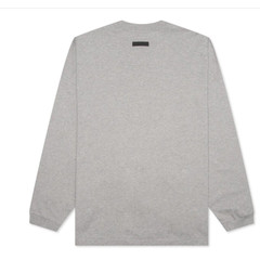 Fear of God Essentials Long Sleeve T-Shirt- Small Oversize Dark Heater New Gray