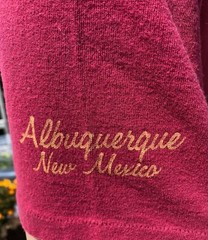 Vintage Cal Cru Albuquerque New Mexico Wrap Around Wolf Pack T Shirt Red Size M