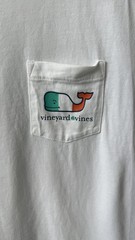 Vineyard Vines St. Patrick’s Day White Whale Logo Pocket Tee Regular Fit