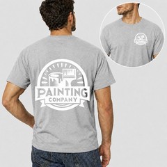 Men Personalised Work T Shirt Custom Trade Company Logo Painter Mechanic Plumber