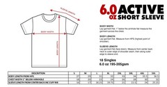 Shaka Wear 6.0 oz Active Short Sleeve T-Shirt (More Colors)
