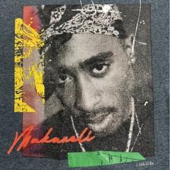 2Pac Makaveli T Shirt Mens Medium Gray Hip Hop Rap Graphic Tee