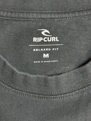 Rip Curl Mens M Black Surf Graphic T Shirt Relaxed Fit Back Print Beach Tee