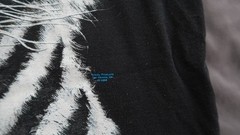 Vintage White Tiger Big Logo Overprint T-shirt 90s Adult XL Trinity