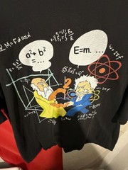 Delta Pythagoras vs Einstein Fight for C Squared Science Graphic T-Shirt