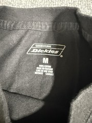 Dickies Shirt Mens Medium Black Pocket Tagless Work T-Shirt Tee Casual Top