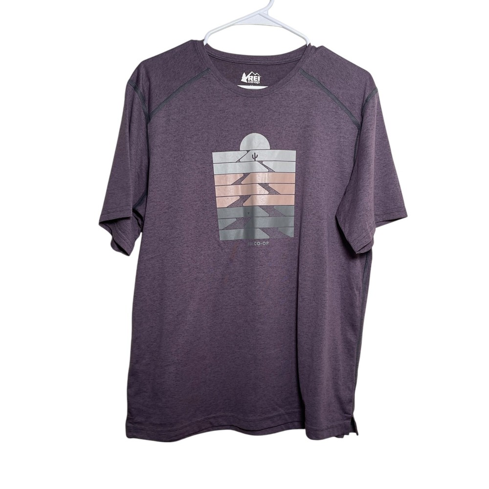 REI Co-Op T-Shirt Men’s Medium Short Sleeve Athletic Crew Neck Shirt Casual Top
