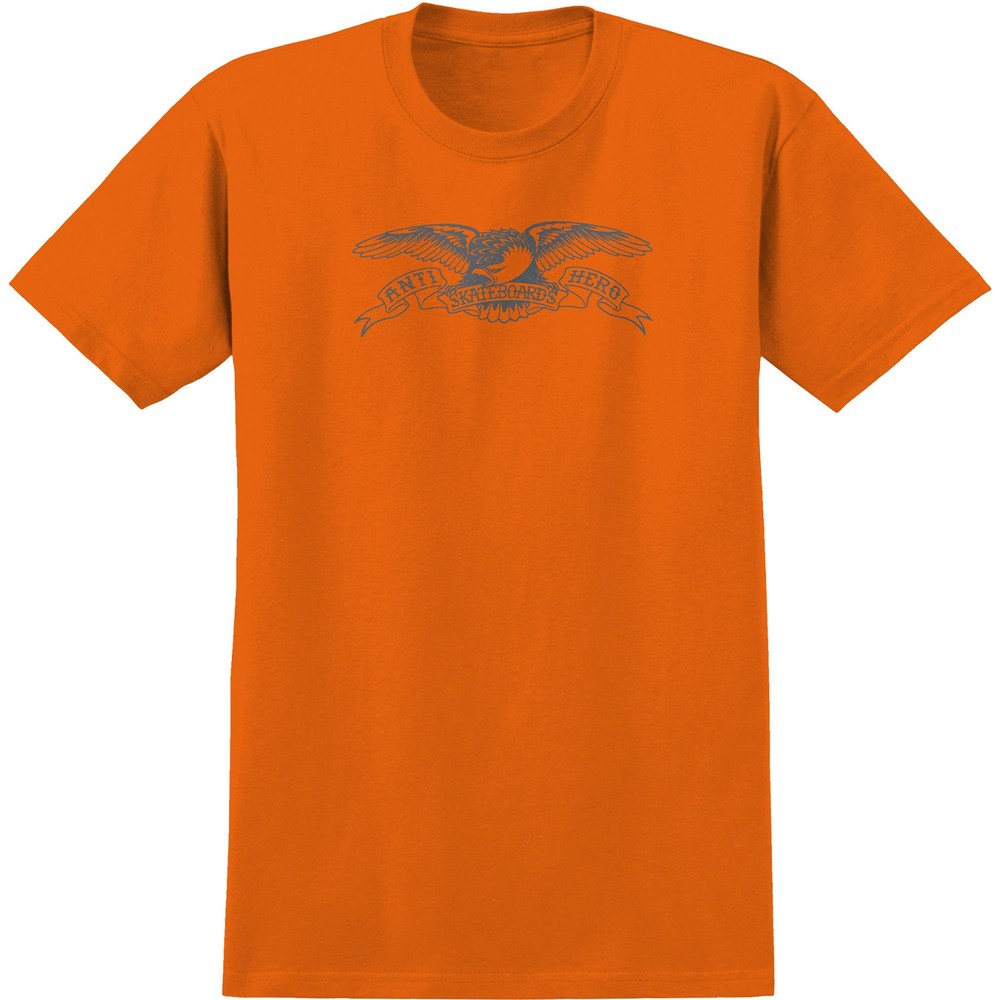 Anti Hero Skateboards Shirt Basic Eagle Bright Orange