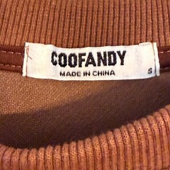 Coofandy Brown Long Sleeve Shirt