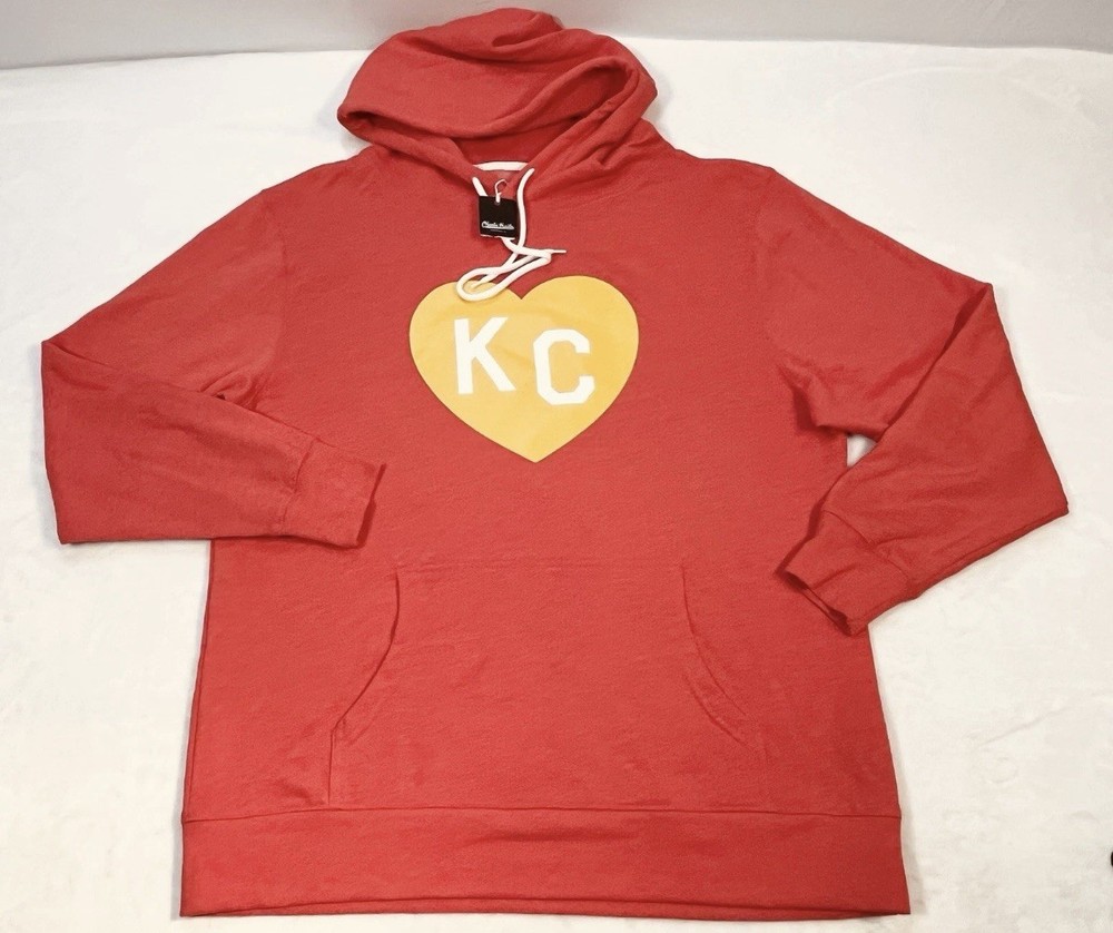 Charlie Hustle KC Red Hooded Sweatshirt!! NEW/Tag!! Size LARGE!!!