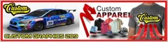 CUSTOM T-SHIRT TRUCKING COMPANY NAME TEXT LOGO FRONT & BACK WHITE DESIGN