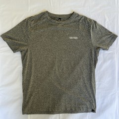 Sensei Lanai Shirt M Blk Heather Four Seasons Resort Hawaii Yoga Fitness 3206