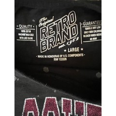 Retro Brand NCAA Texas Southern Black T-Shirt Large (NWT)