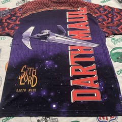 Vintage Star Wars Darth Maul All Over Print Lee Sport Mens Large