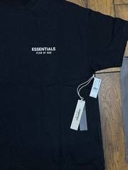 Fear of God Essentials Black Short Sleeve T-Shirt Size Medium Brand New