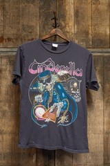 Vintage Cinderella rock tour concert short sleeve black color shirt KV36235
