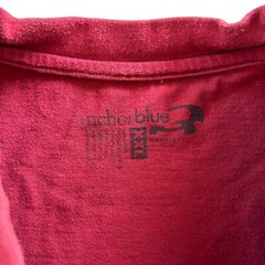 Anchor Blue Brand Red Blank Good Quality Shirt Skater Grunge Men’s Size 2XL