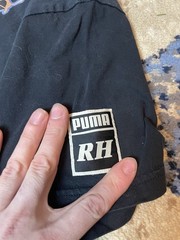 Puma X Rhude Graphic T Shirt Large Black Cheeta￼