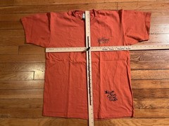 VINTAGE Jillian’s Boston Billiards Mao Tse Tung Quote Shirt Men’s L Orange 90s
