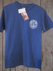 NWT – CHRIS KYLE Frog Foundation Logo Adult S Double-Sided Blue S-Sleeve Tee