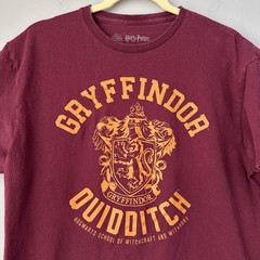 Harry Potter Gryffindor Quidditch Shirt Mens Large Red Hogwarts Graphic Tee Soft