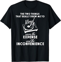New Limited Funny Audiophile Joke, Gift for Vinyl Record Lovers T-Shirt