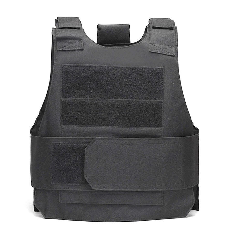 Body Bulletproof Vest Front Back Plates Armor Tactical Jacket Guard Security Kit
