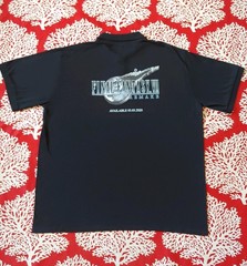 Final Fantasy VII Remake Polo Shirt Square Enix Video Game Tee RPG Gaming