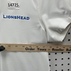 NEW Peter Millar Polo Shirt Womens M White UPF 50+ Sun Protection LIONSHEAD $75