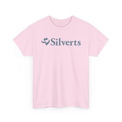 Silverts T-Shirt Blue Senior Care Adaptive Clothing Brand Logo Tee