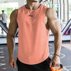 Men Tank Top Bodybuilding Gym Workout Fitness Cotton Sleeveless Stringer Vest