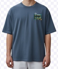 Pierce Archive Green Van Gogh STARRY NIGHT RHÔNE T- Shirt Men’s Size SMALL