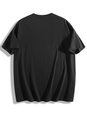 Men’S Black Graphic T-Shirt – Fast Food Deer Design – Hip-Hop Streetwear Tee – S