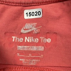 Nike SB T-Shirt Mens Medium Coral Pink Loose Fit Flying Angel Cherub Graphic
