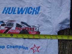 Rare VTG Single Stitch Nascar ALAN KULWICK Winston Cup Champ Double Collar Cuff