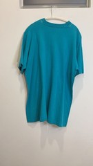 Vintage 90s BVD Premium Series Teal Cat T-Shirt XXL Made in USA Sequin Bedazzled