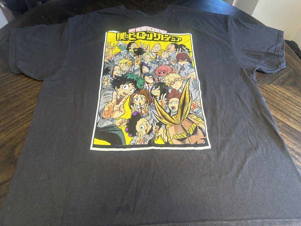 Hero Academia T-Shirt 2XL(Details in Listing) L27 W22