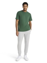 Men’s Embroidery Crewneck T-Shirt, Standard Fit, Lightweight Stretch Cotton-B…