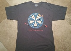 Discovery Channel Short Sleeve Graphic Tee Shirt Cotton Gray L