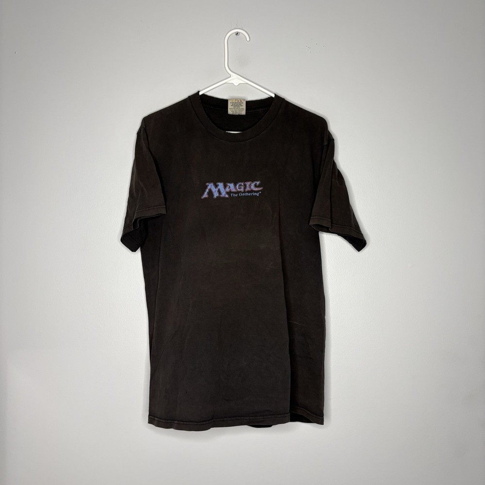 Vintage 90s Magic The Gathering Mana Symbols Role Playing T Shirt Rare Size L