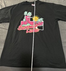 Vintage Hanes Heavyweight 50/50 Printed TShirt Summer Luau Homebase 1993