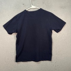 GU Womens Size Small Blue Cotton Crew-Neck T-Shirt Regular Fit