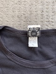 Chrome Hearts Vintage Thermal Long Sleeve Waffle Shirt