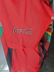 EUC FIFA 2010 Colorful Starburst Africa Coca Cola Soccer Shirt XL
