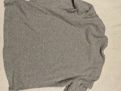 NN07 No Nationality Mens Long Sleeve Shirt Cliff Cotton Modal Gray Size Large