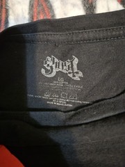 Ghost Heavy Metal Band Shirt Large Blue And Red Black 2023