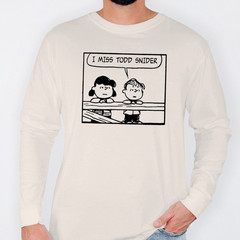 I Miss Todd Snider Long Sleeve Tee | Peanuts Inspired Classic Rock T-Shirt