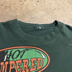 Vintage Looney Tunes Shirt Mens XL Green 90s Taz Camping Nature AOP Cartoon USA