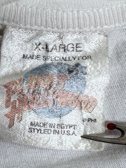 Vintage Planet Hollywood London England T-Shirt Size XL Faded White Graphic Tee